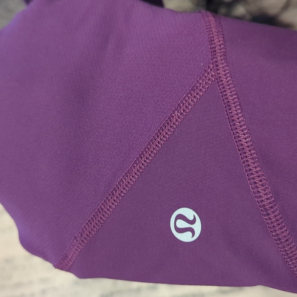 Lululemon Pace Rival Crop (22") Darkest Magenta - Picture 11 of 15